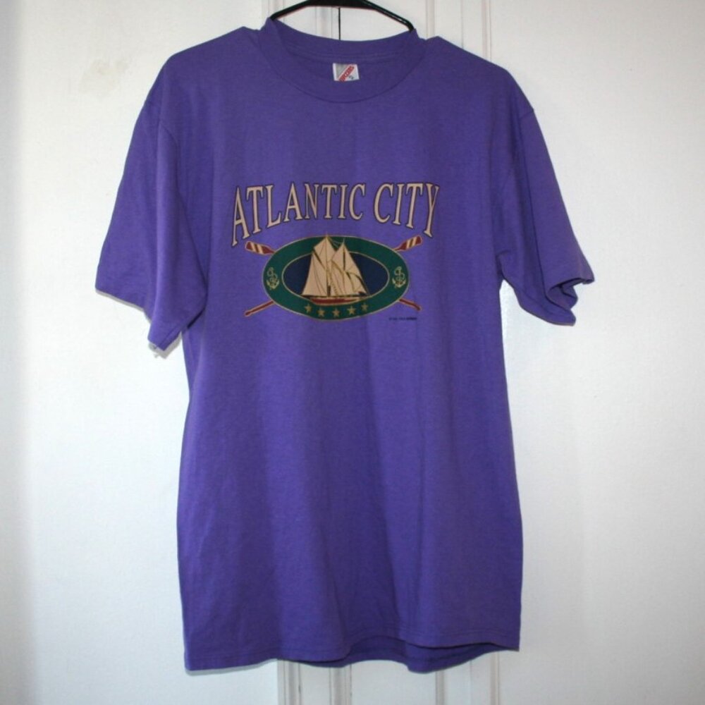 1990s Atlantic City T-Shirt USA Single Stitch Size XL